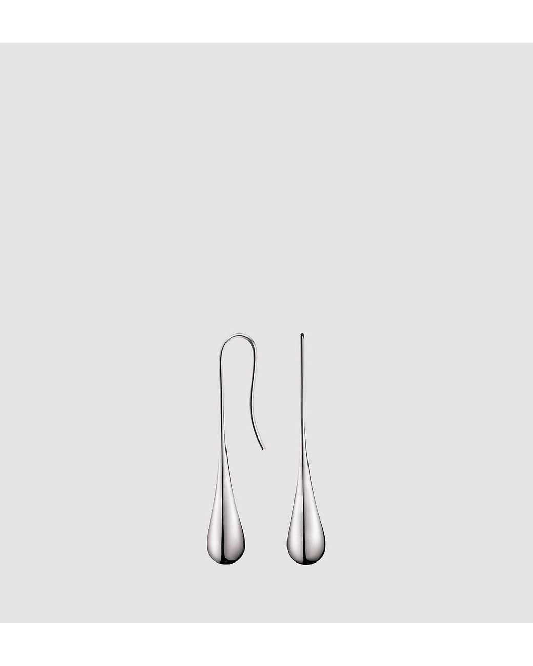 Calvin Klein Drop Earrings - Ellipse in Metallic | Lyst UK