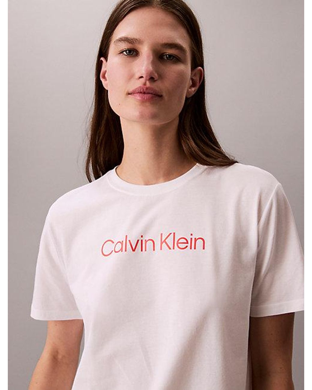 Calvin Klein Pink Sport Breathable Quick Dry Travel T-Shirt
