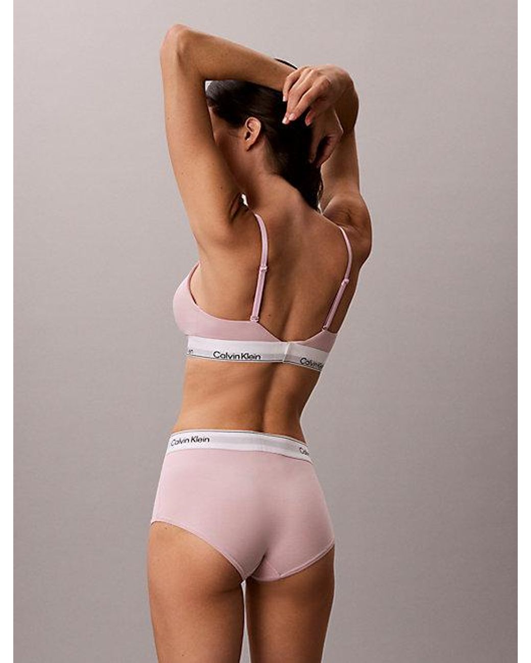 Calvin Klein Multicolor Lightly Lined Triangle Bralette Icon Cotton Modal