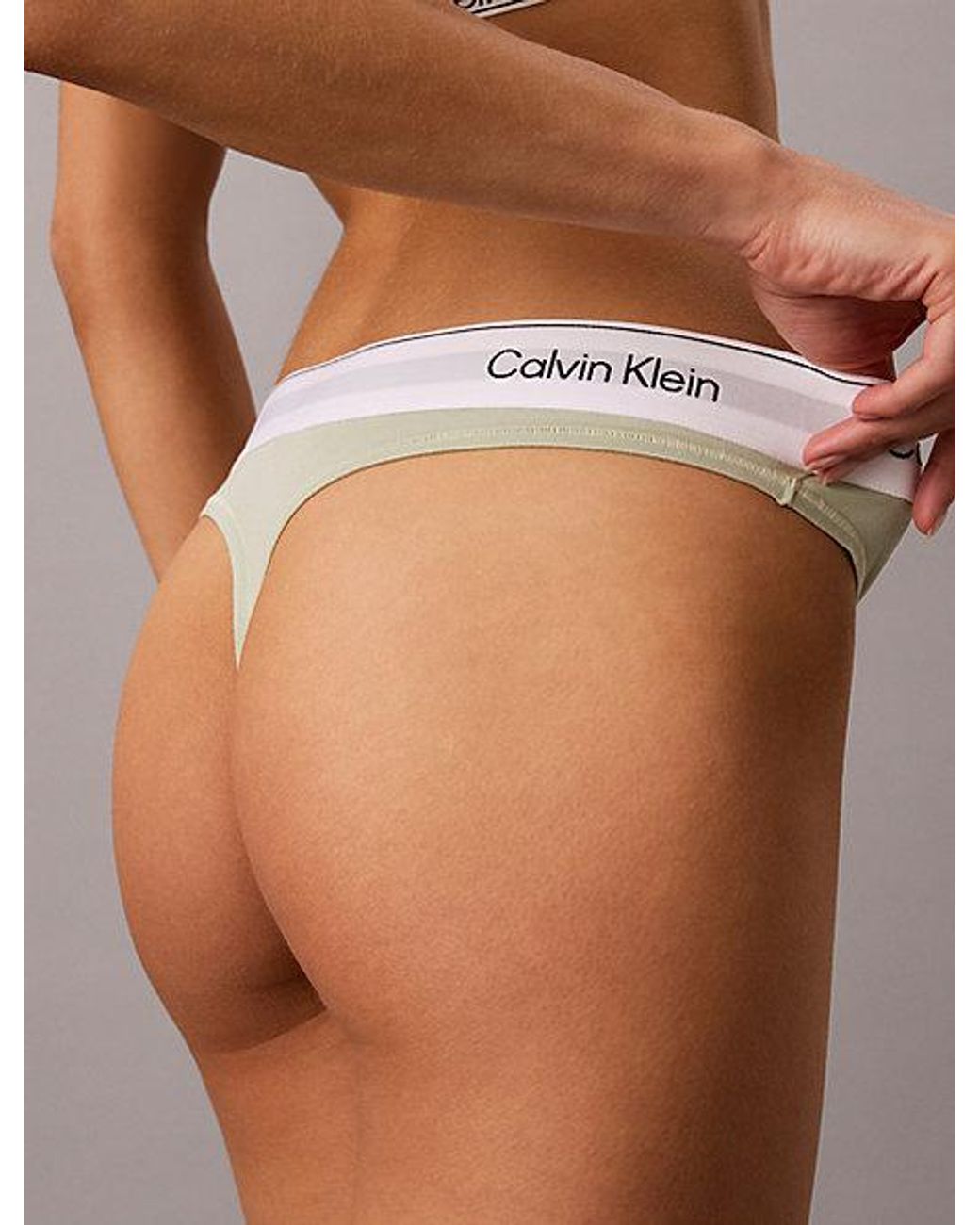 Calvin Klein Multicolor Thong Icon Cotton Modal