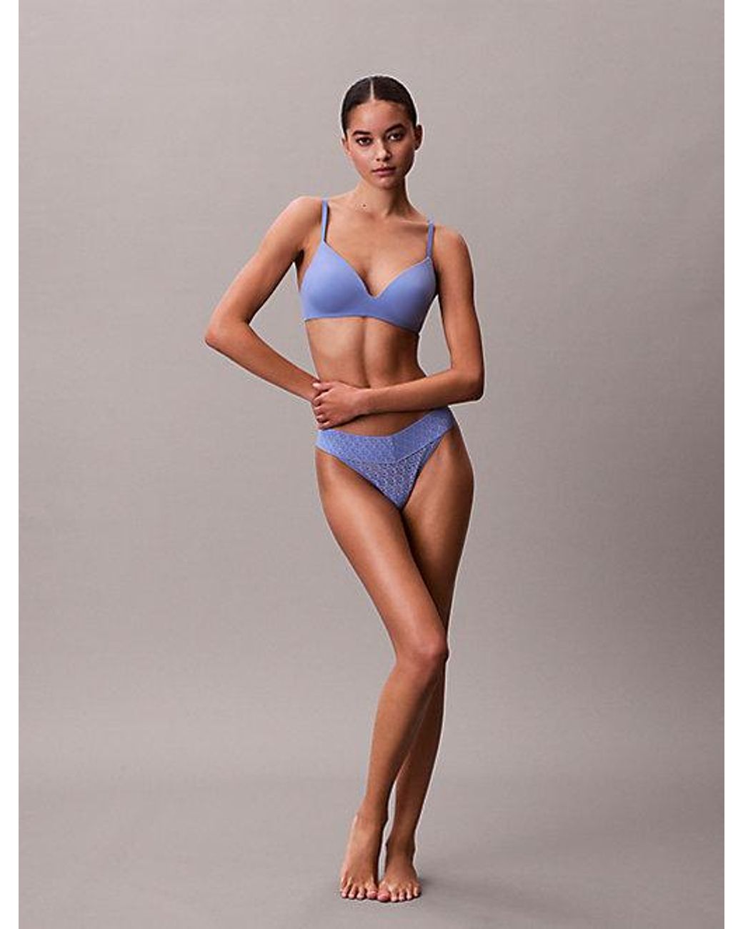 Calvin Klein Multicolor Thong Icon Logo Lace
