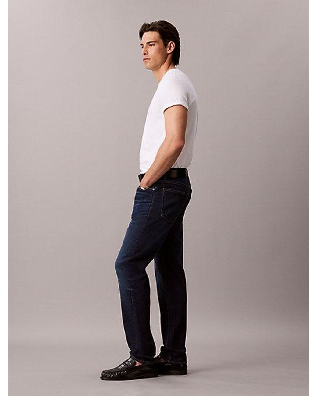 Calvin Klein Gray Jeans Tapered Jeans for men