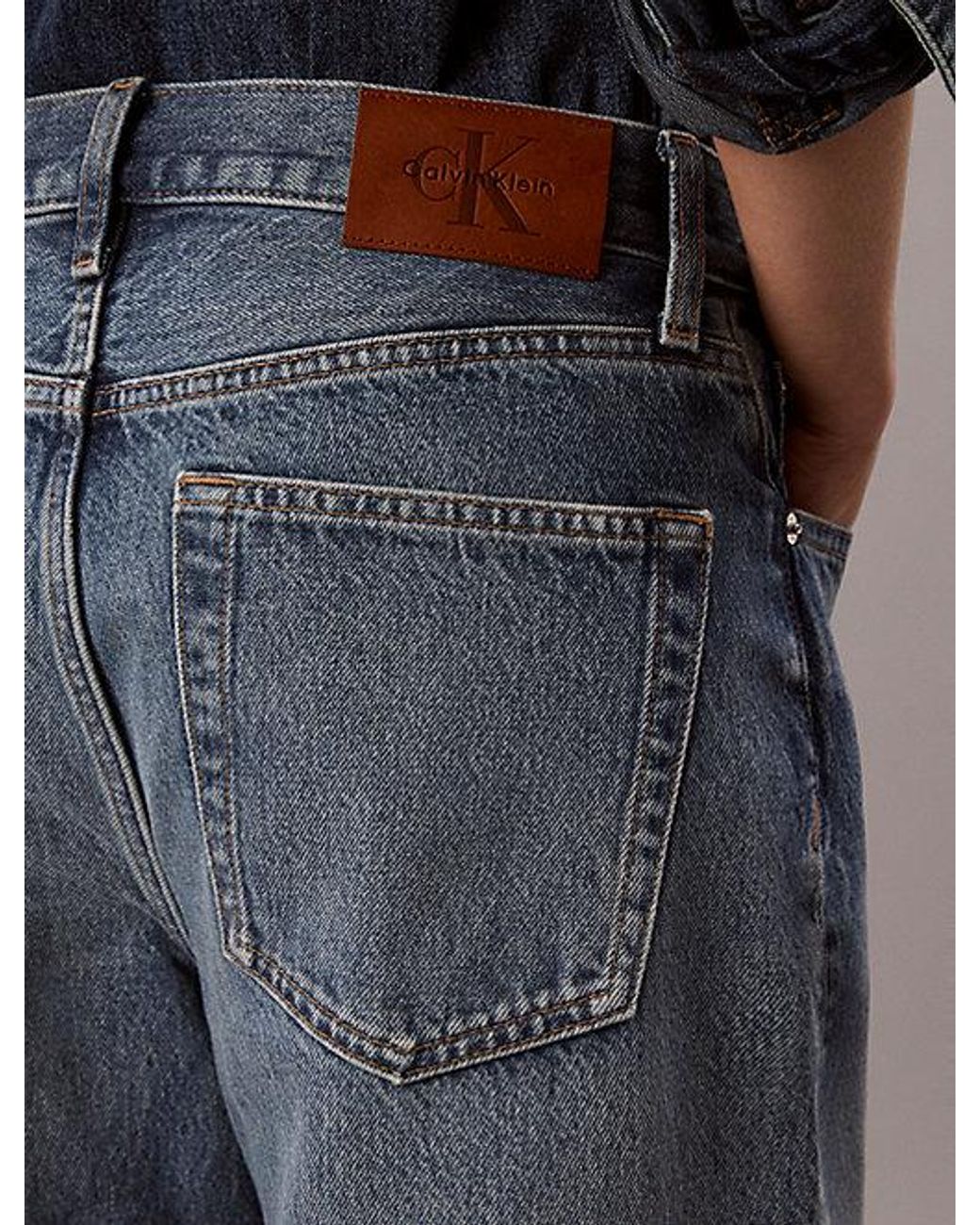 Calvin Klein Blue Jeans Wide Leg Jeans
