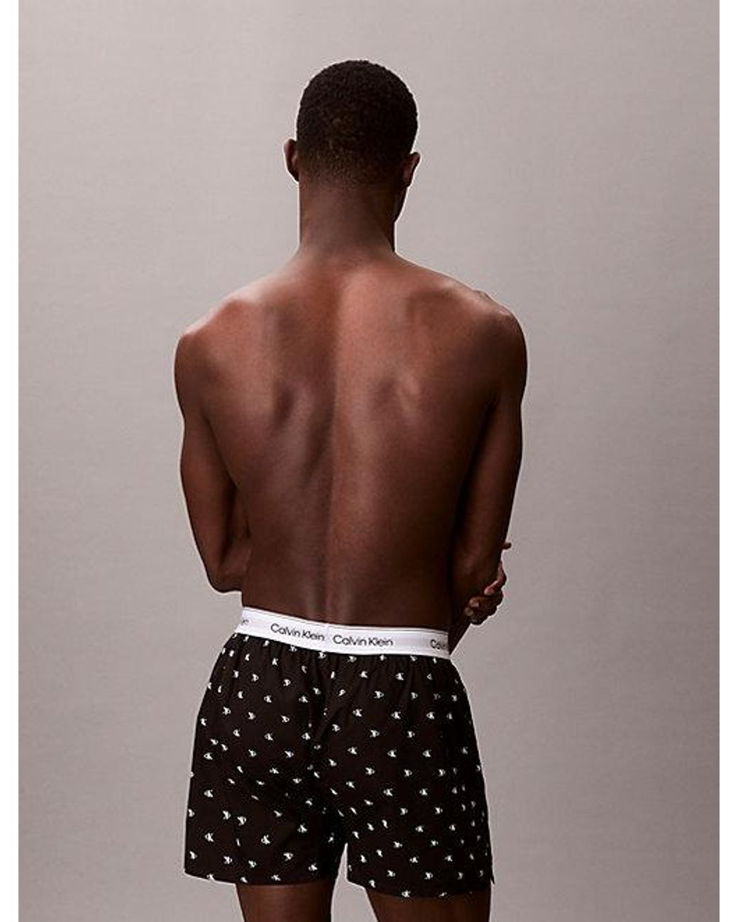 Calvin Klein Brown Boxers Heritage Cotton Poplin for men