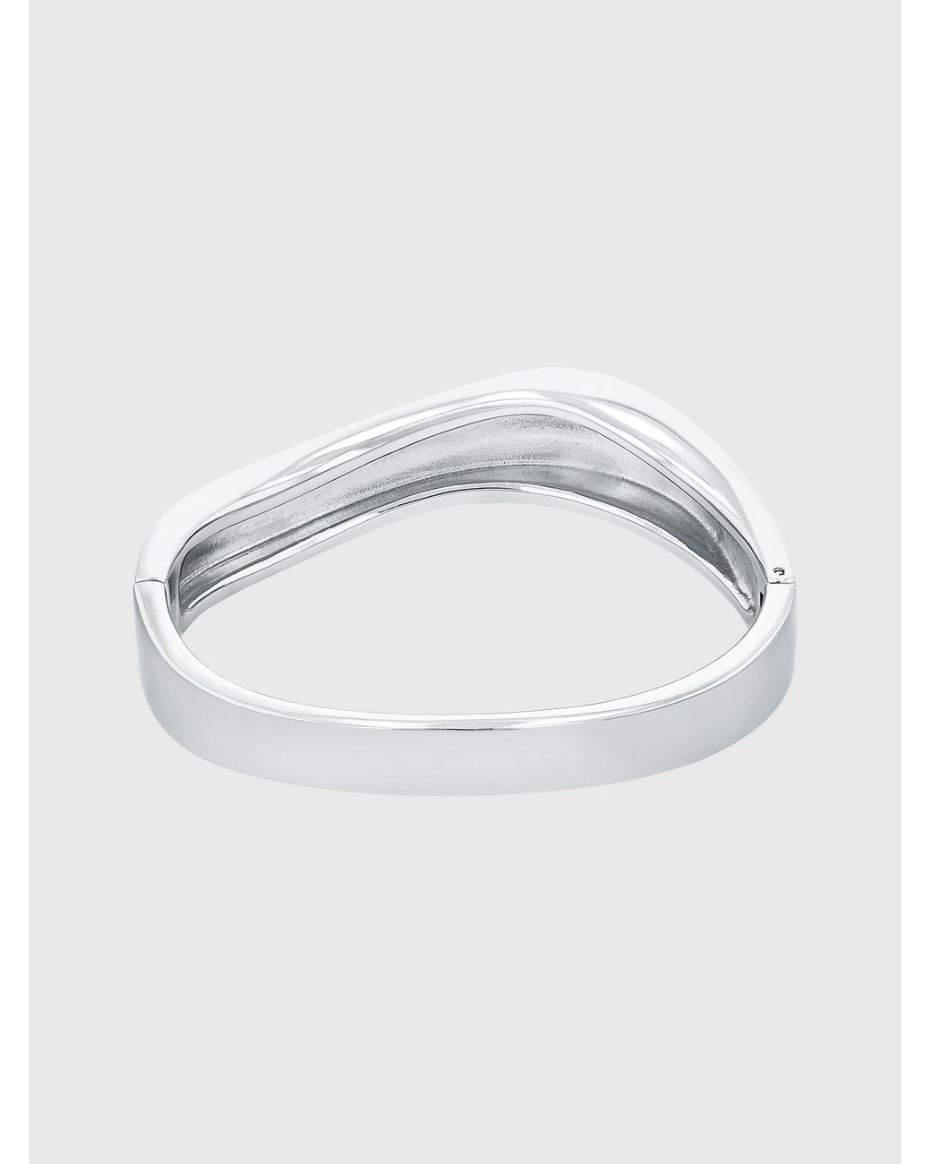 Bracelet Avec Fermoir Articulé De Forme Organique Calvin Klein en coloris Metallic
