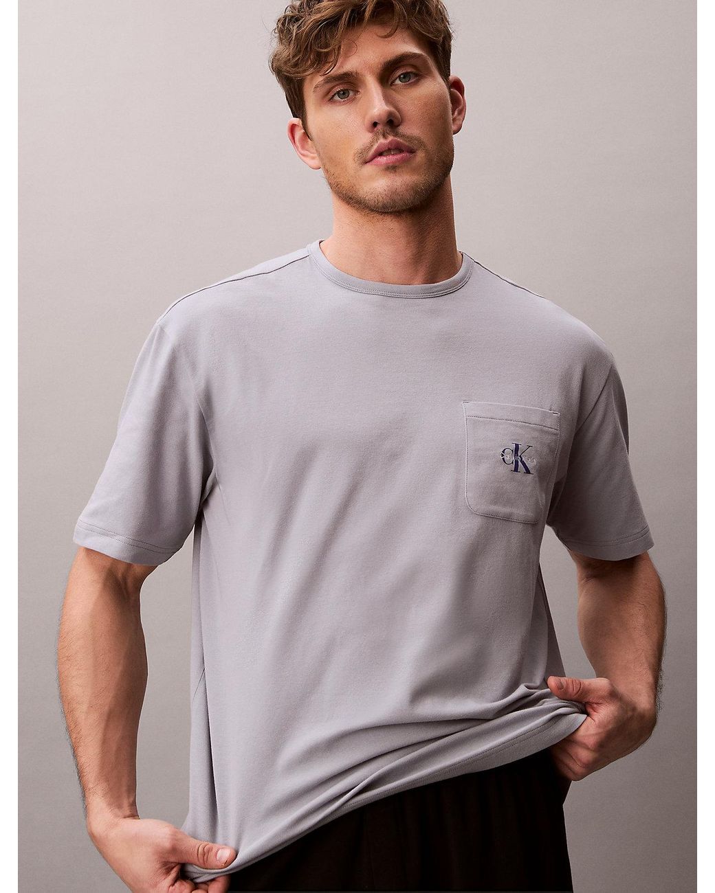 Haut De Pyjama Calvin Klein pour homme en coloris Purple