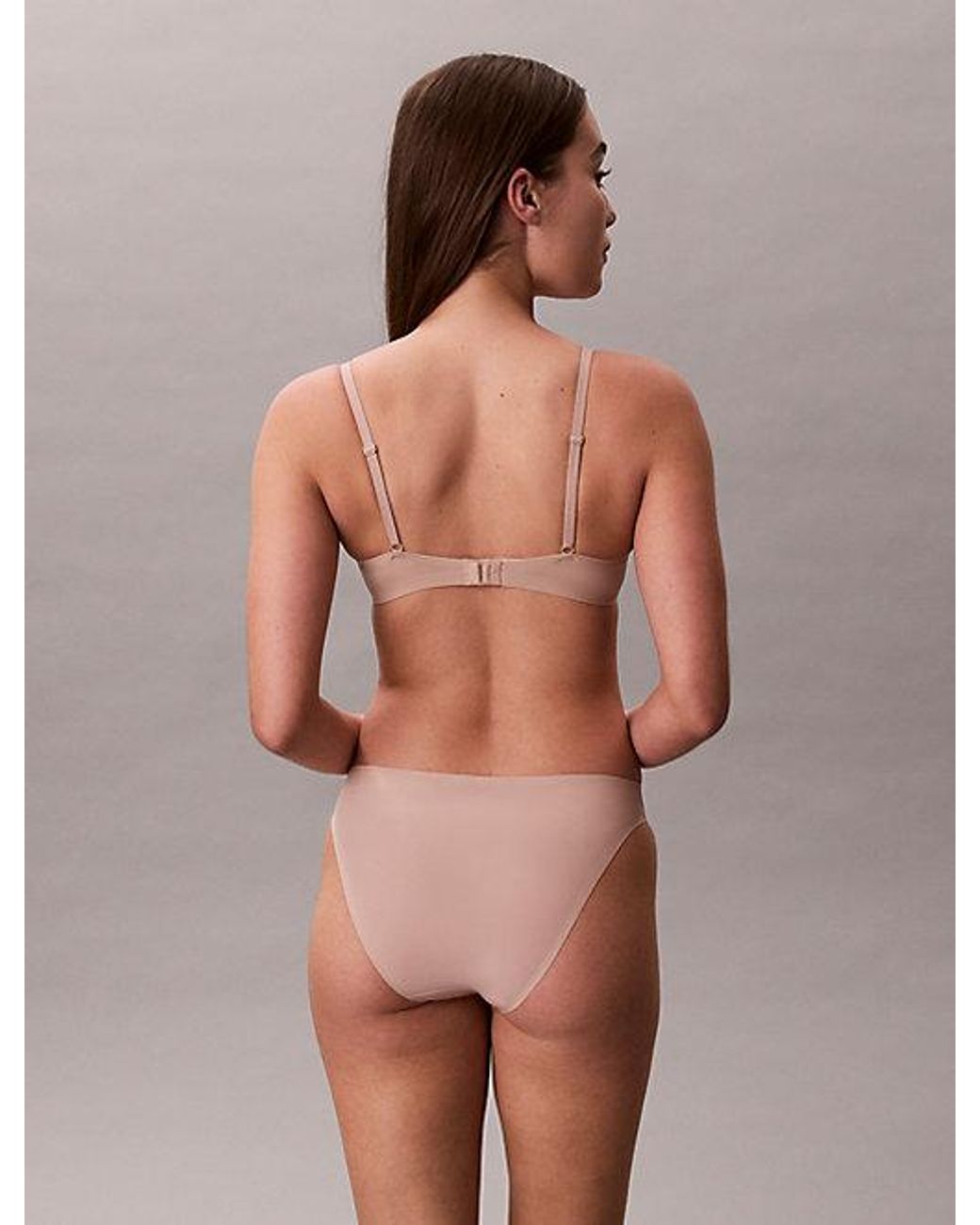 Calvin Klein Natural Unlined Demi Bra Perfectly Fit Ultra Light