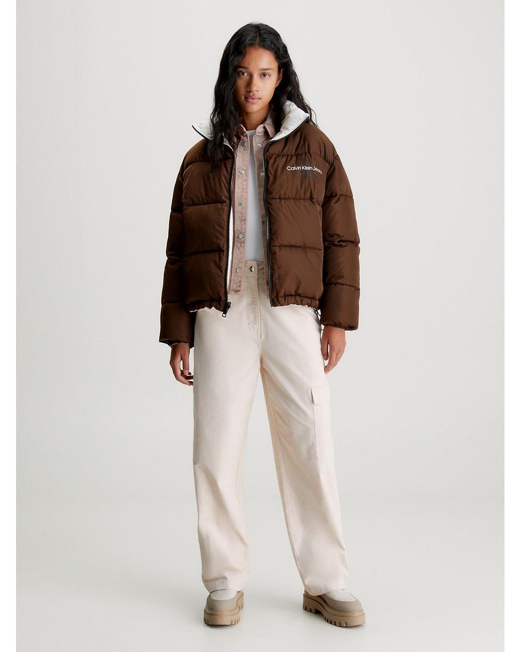 Calvin klein reversible puffer jacket outlet