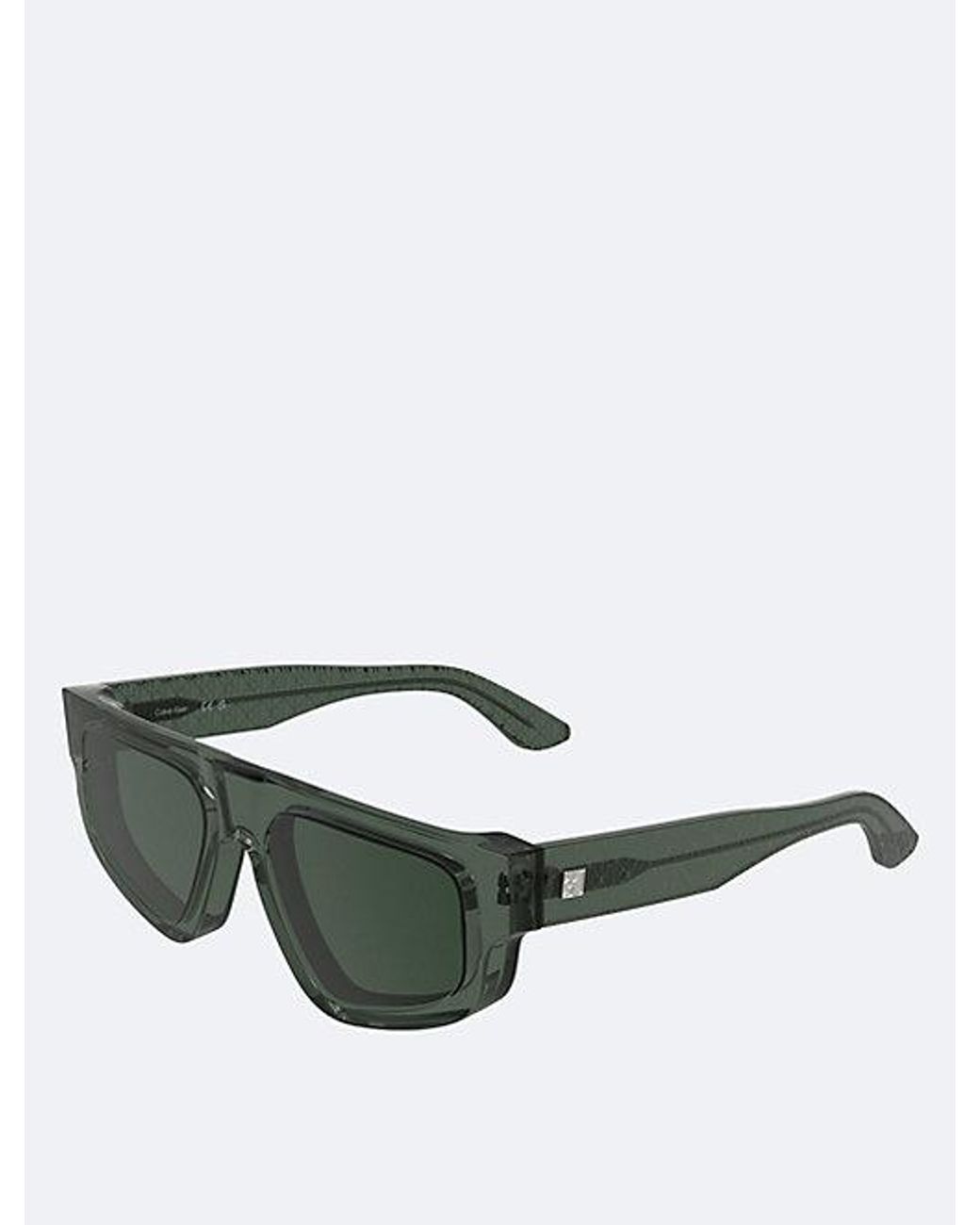 Calvin Klein Green Modified Rectangle Sunglasses Ck25539S