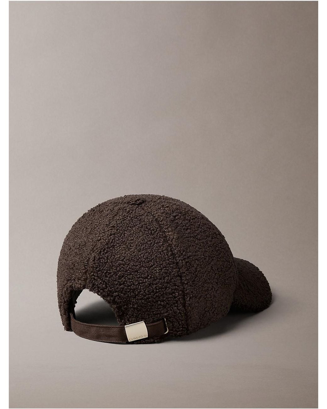 Calvin Klein Brown Sherpa Baseball Cap