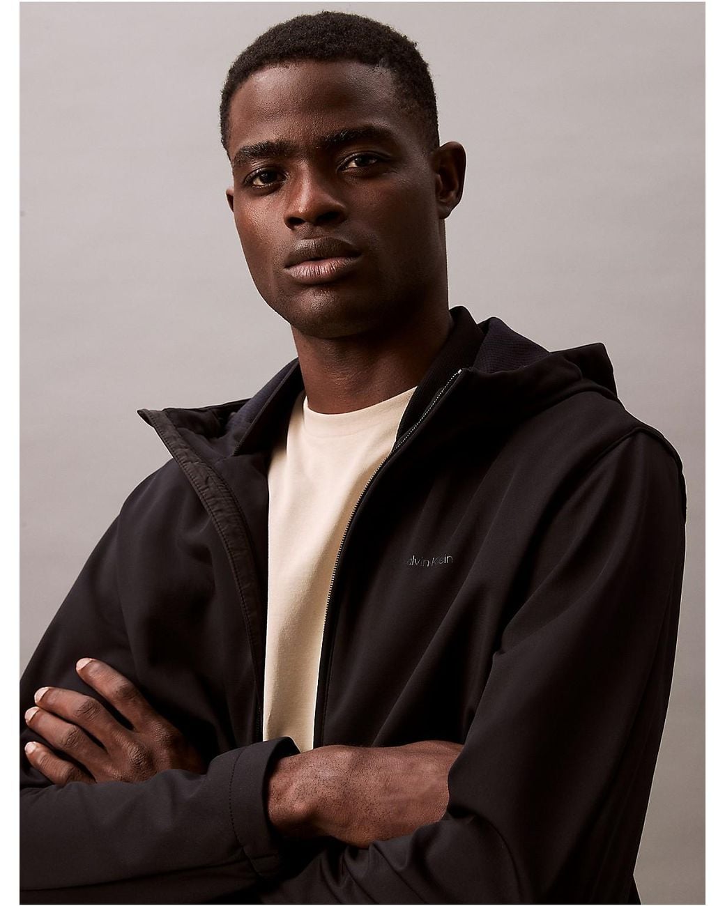 Calvin Klein Multicolor Lined Soft Shell Jacket for men