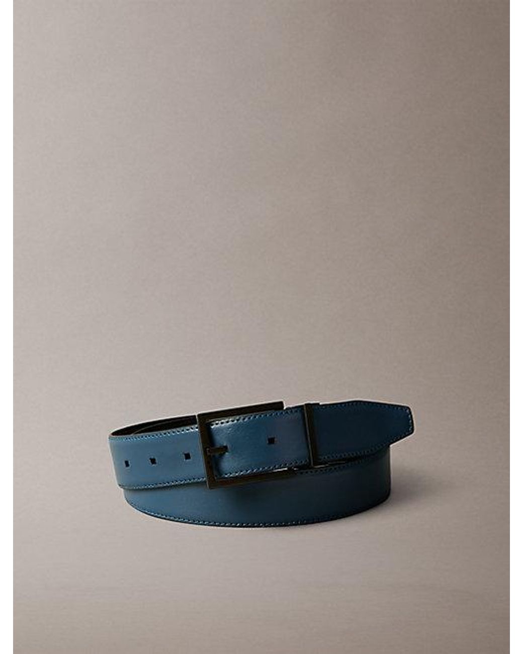 Calvin Klein Multicolor Reversible Soft Nappa Leather Belt for men