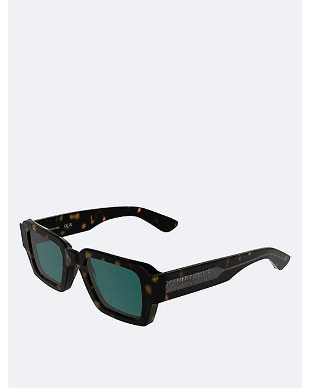 Calvin Klein Green Modified Rectangle Sunglasses for men