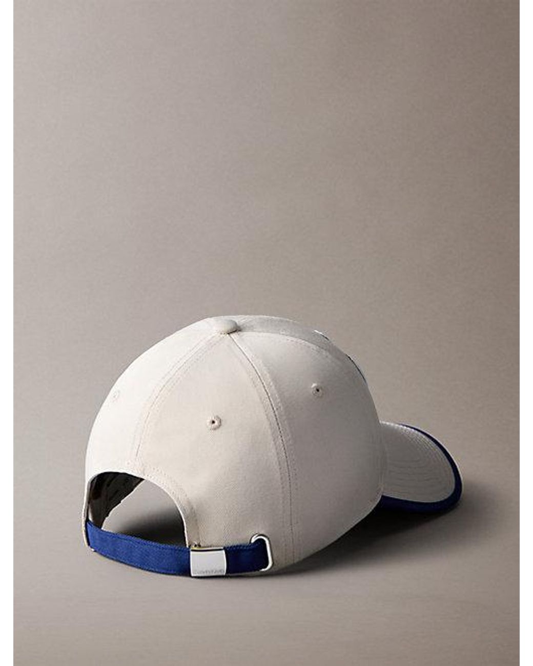 Calvin Klein Metallic Textured Monogram Baseball Cap for men
