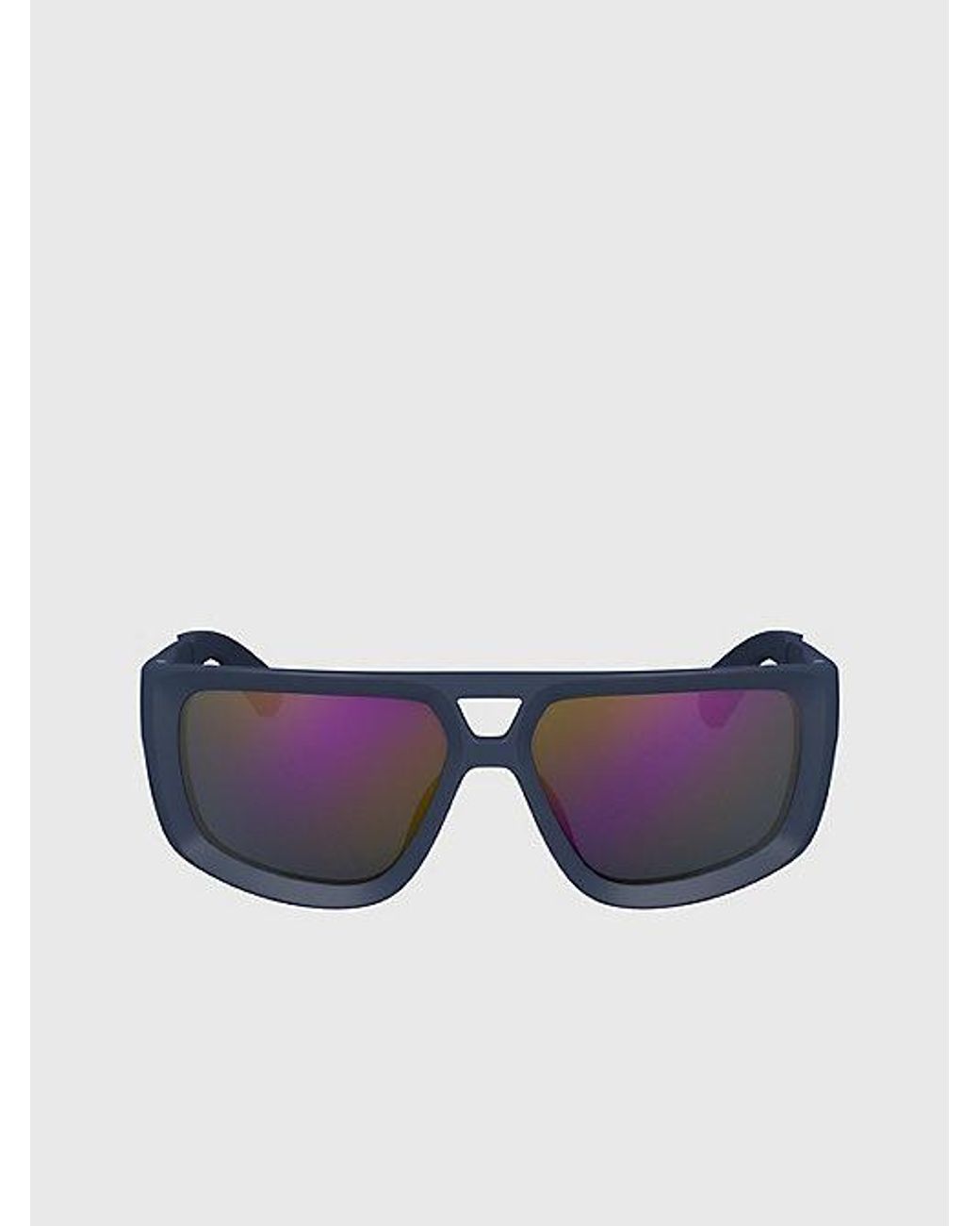 Calvin Klein Purple Jeans Modified Rectangle Sunglasses