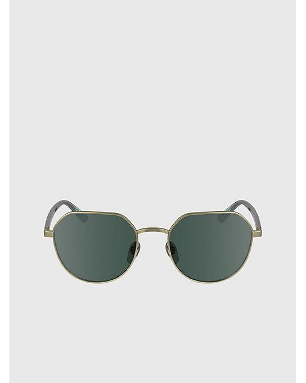 Calvin Klein Green Round Sunglasses