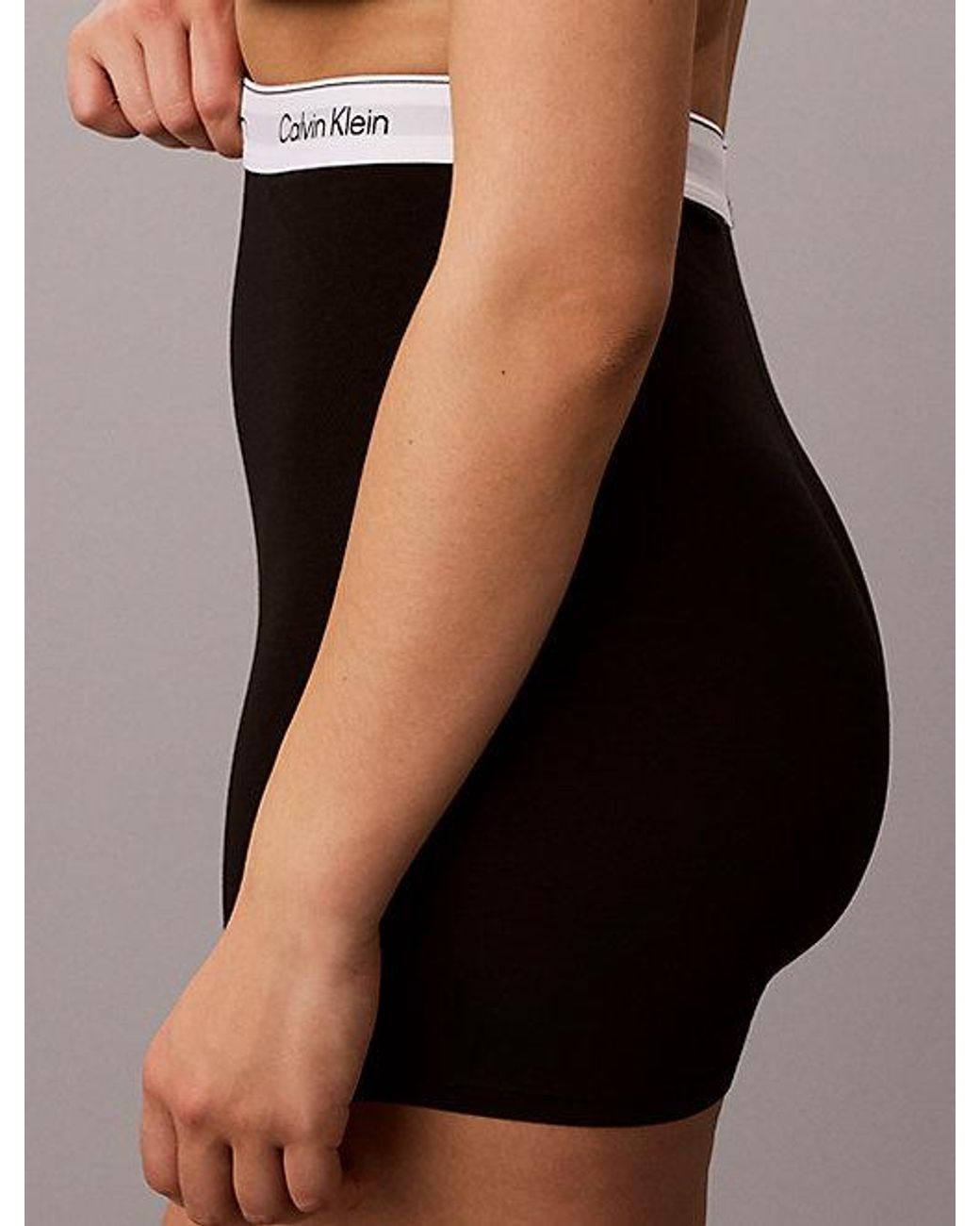 Calvin Klein Black Shapewear Shorts Icon Cotton Modal Shapewear