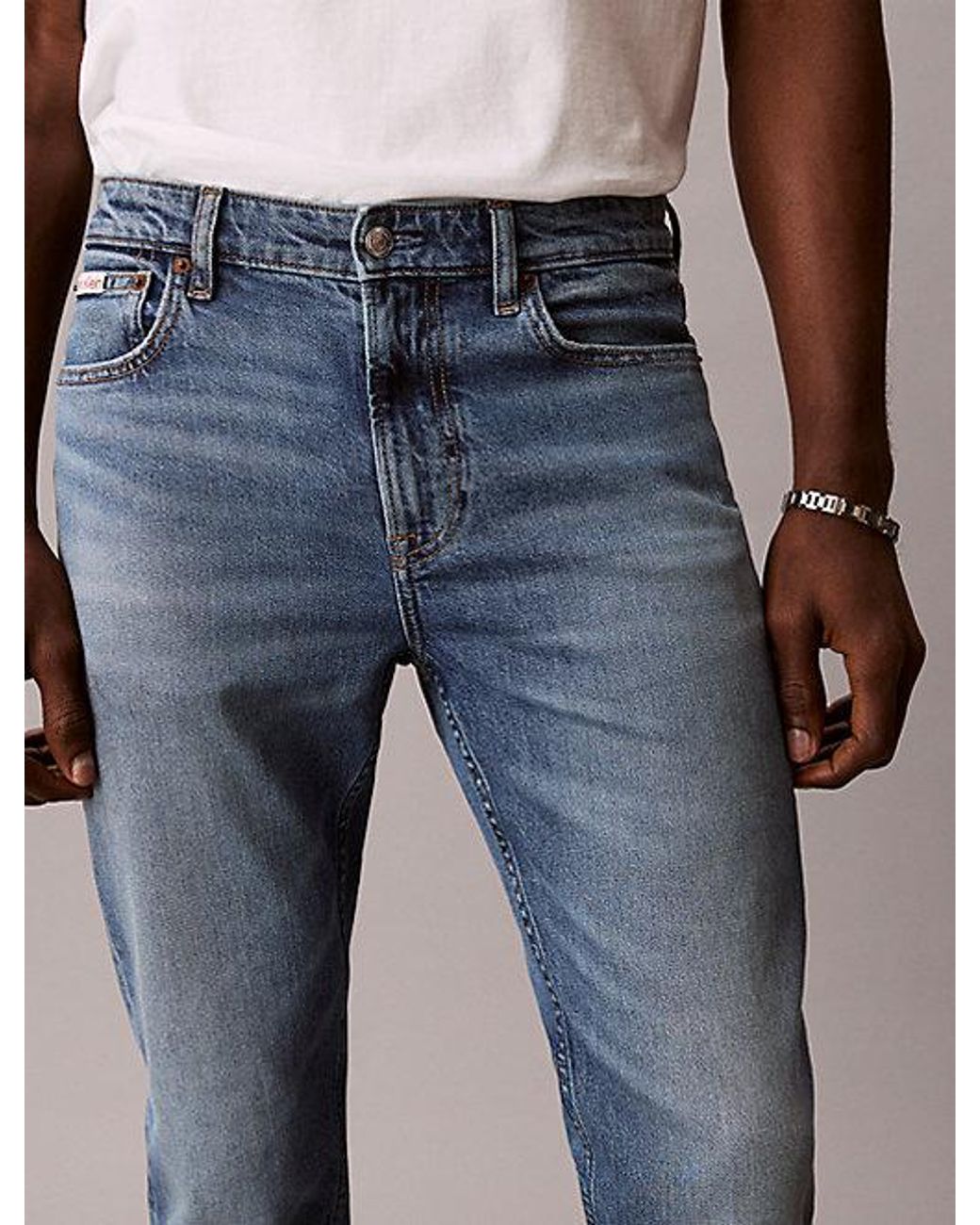Calvin Klein Blue Jeans Slim Tapered Jeans for men