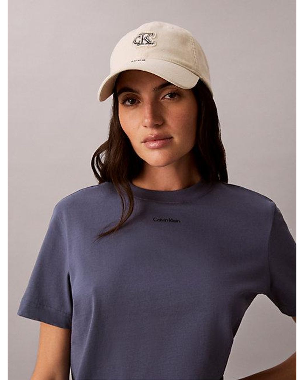 Calvin Klein Purple Classic Cotton Logo T-Shirt