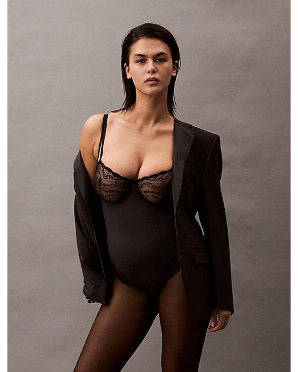 Calvin Klein Shapewear Body in het Brown