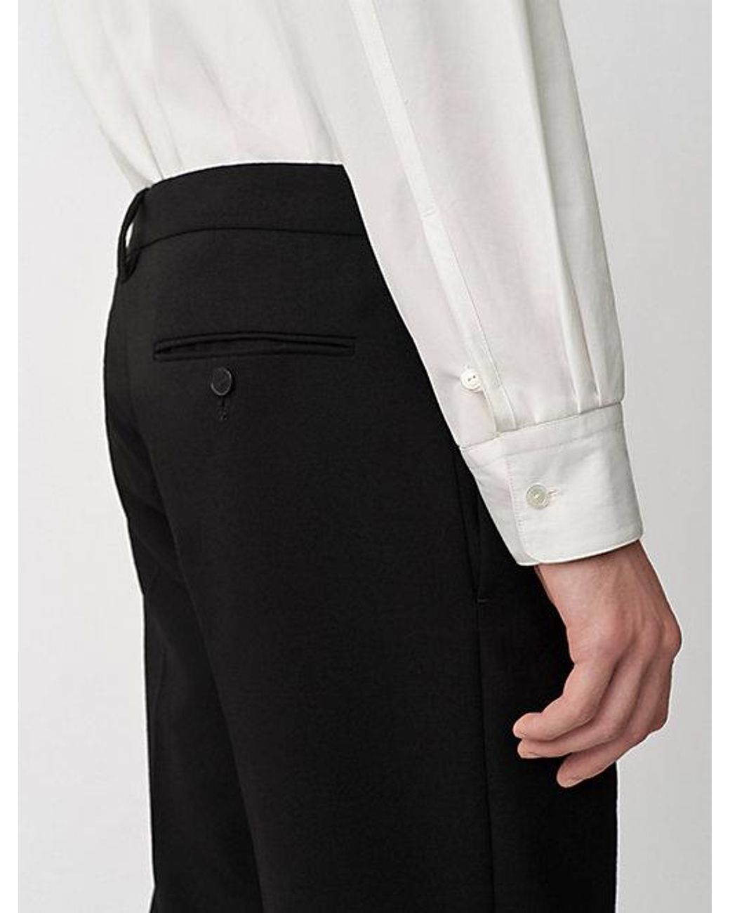 Calvin Klein Alfred Slim Button-Down Overhemd in het White voor heren