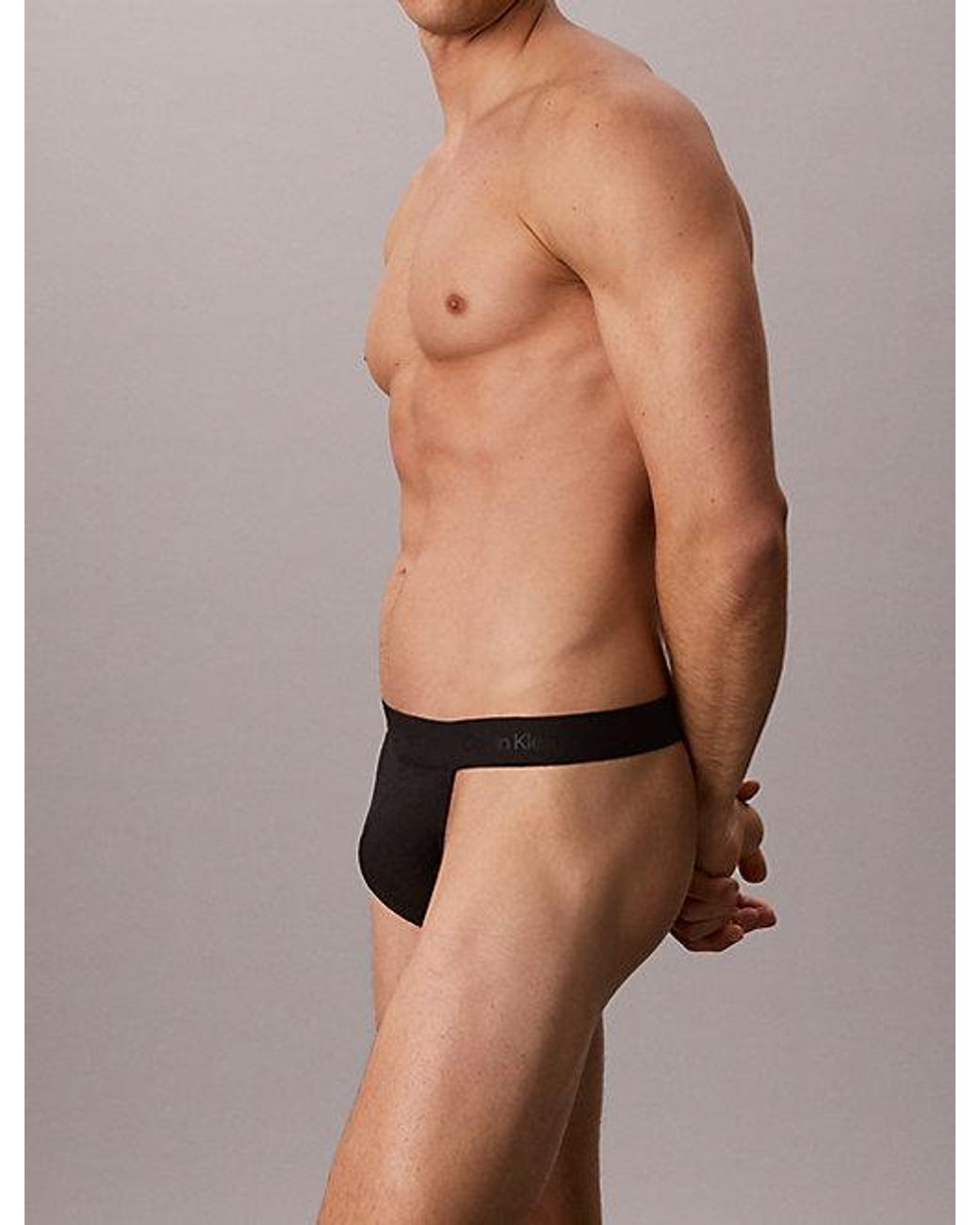Calvin Klein Brown Thong Refined Lace for men