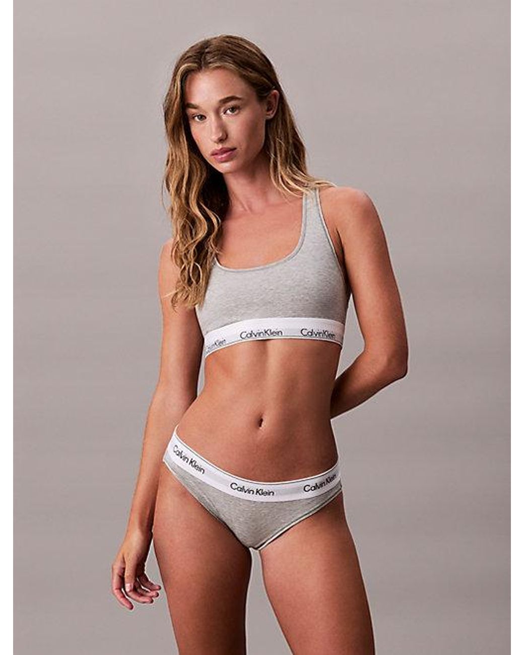 Calvin Klein Ongevoerde Bralette in het Multicolor