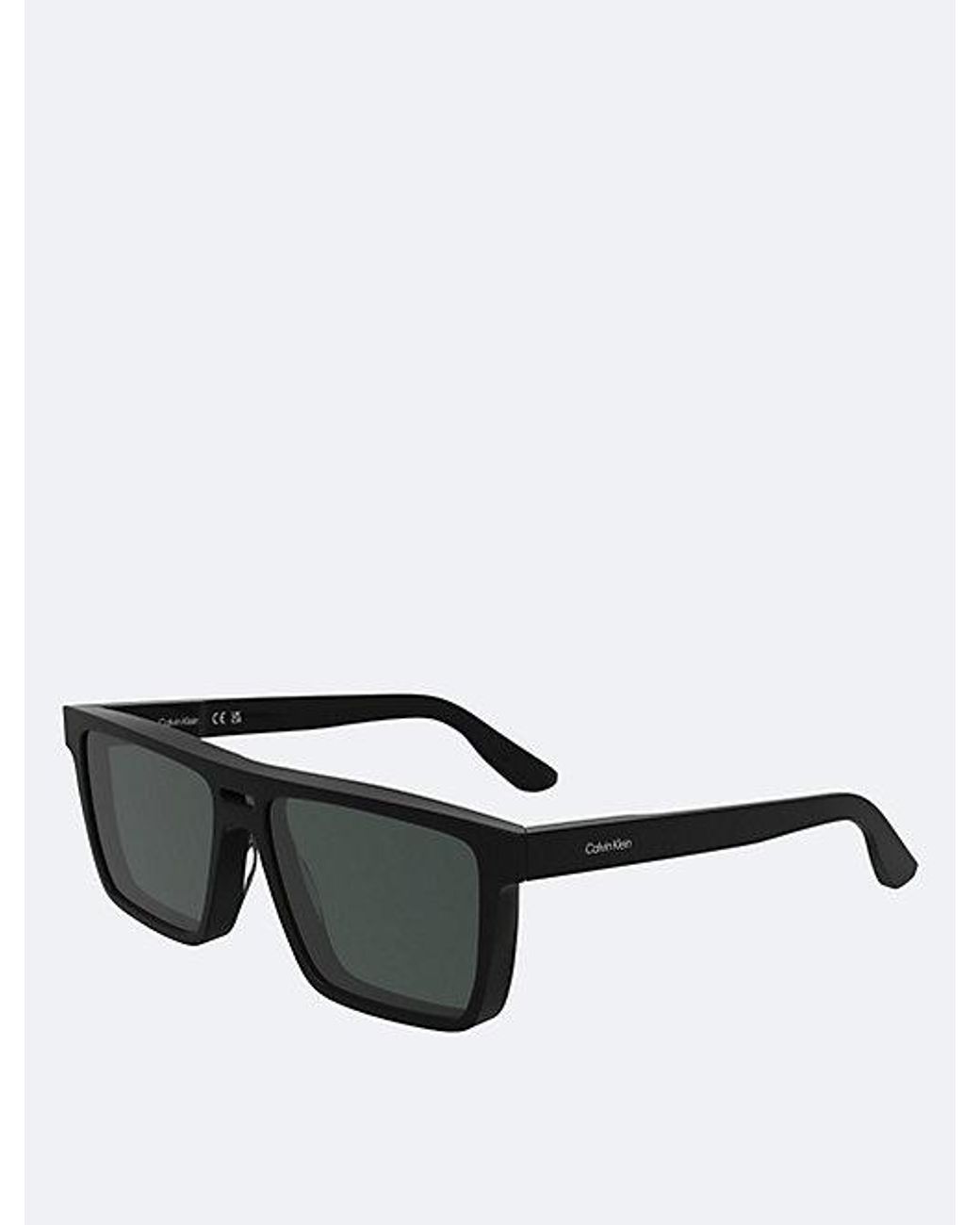 Calvin Klein Black Modified Rectangle Sunglasses for men