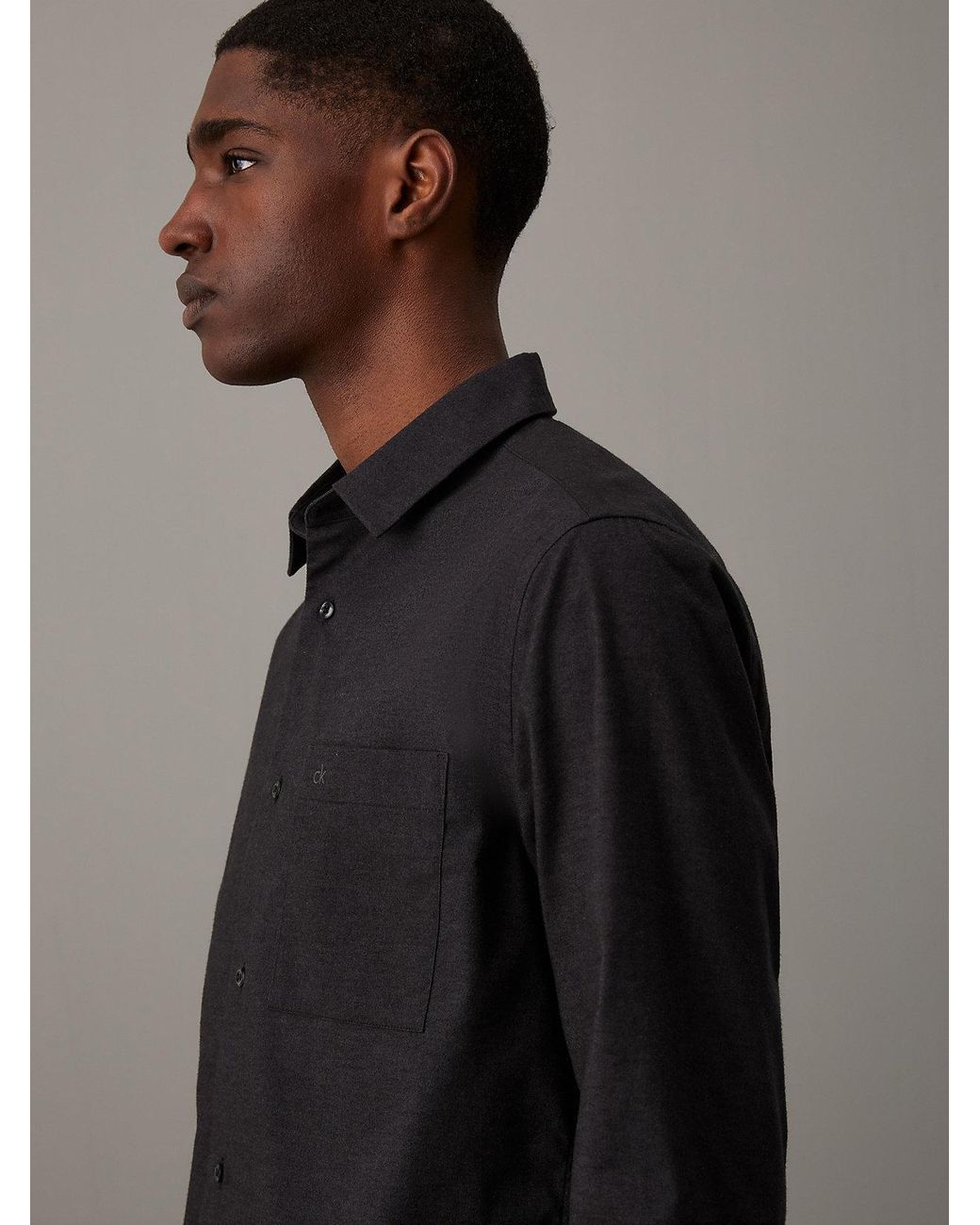 Calvin klein flannel shirt hotsell