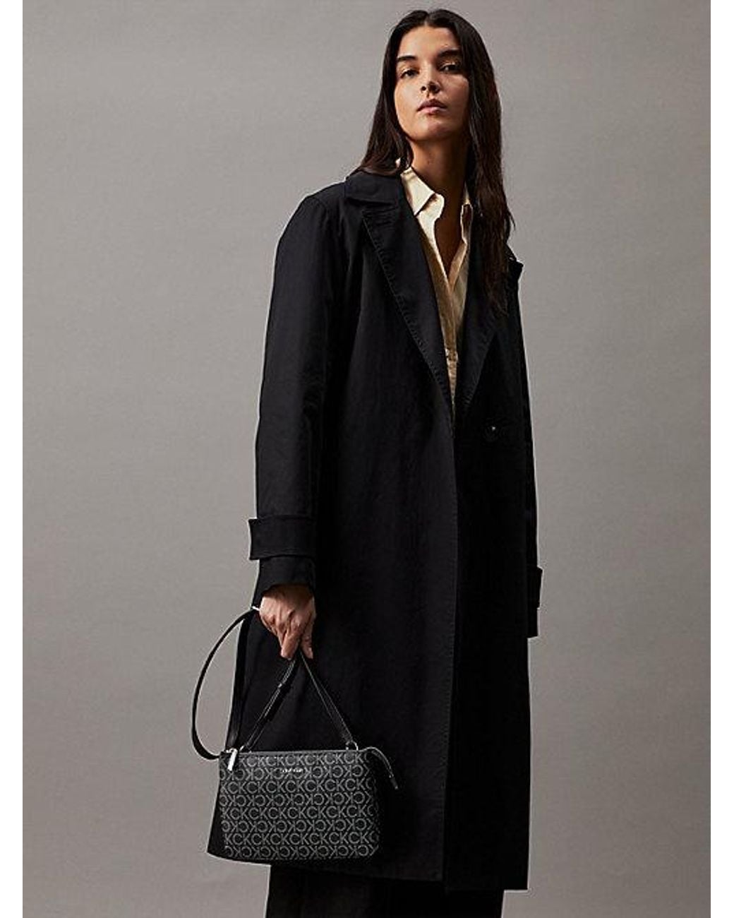 Calvin Klein Gray Crossbody Logo Pouch