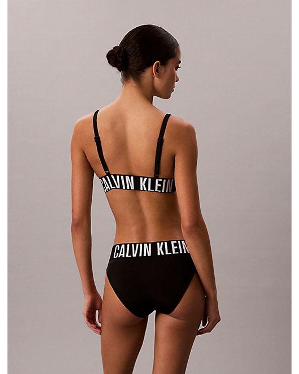 Calvin Klein Black Bikini Bottoms Intense Power