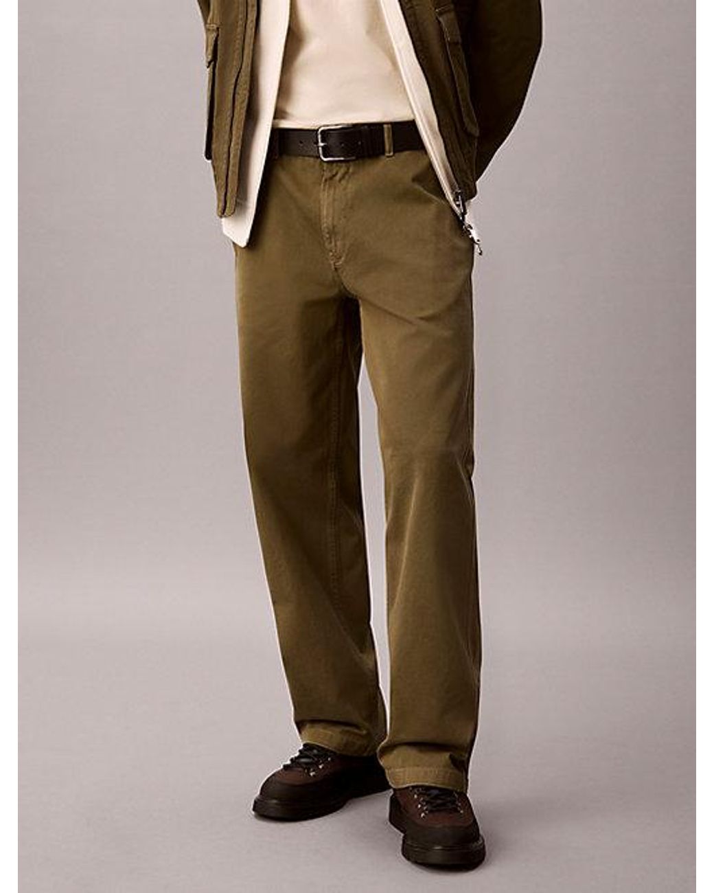 Calvin Klein Natural Jeans Baggy Chino Pants for men