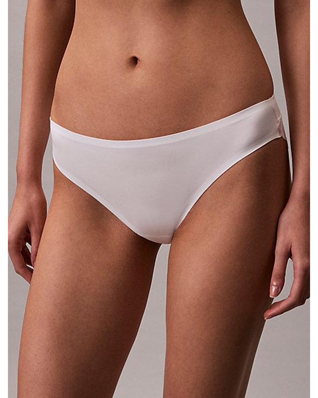 Calvin Klein White Bikini Briefs Perfectly Fit Lace