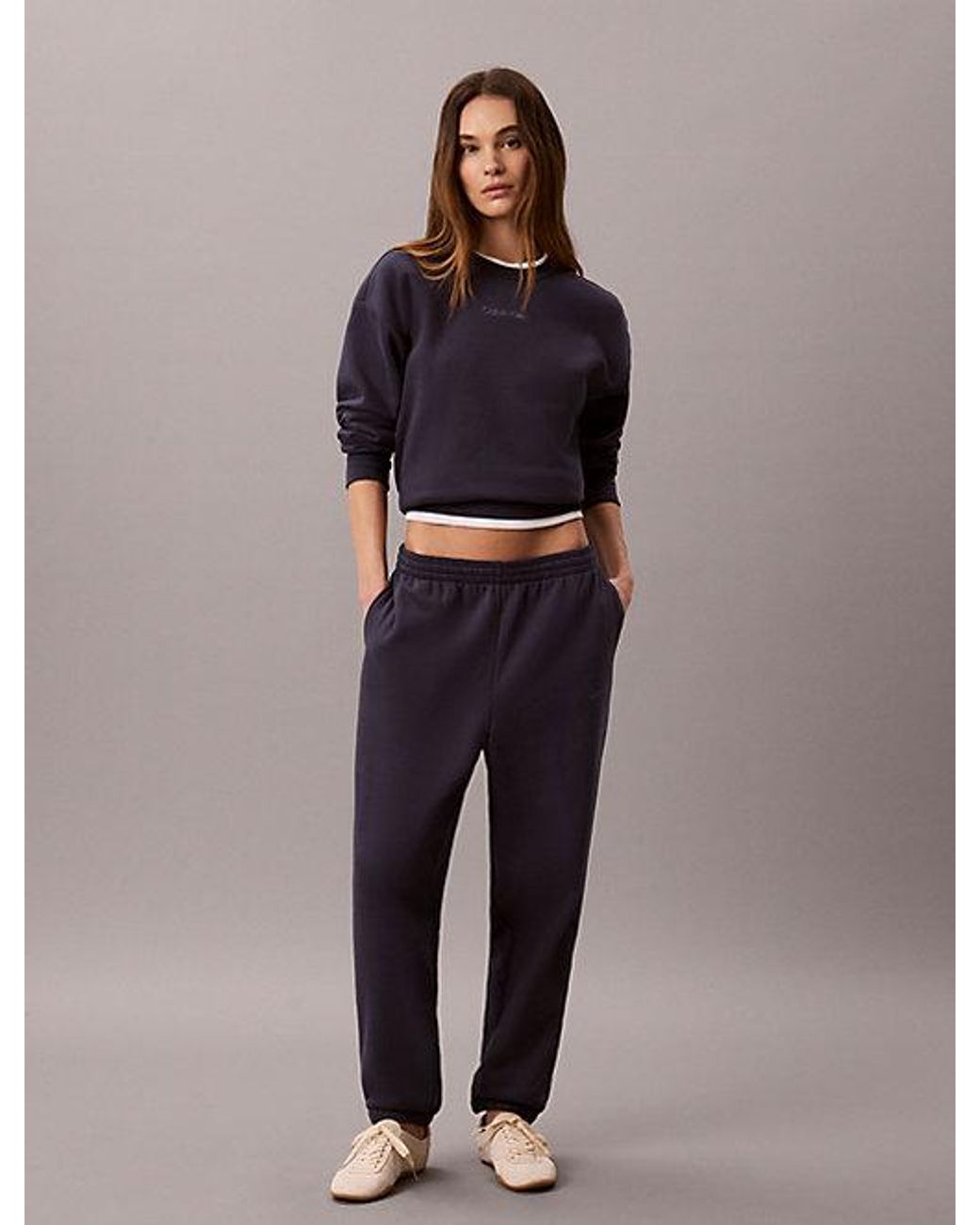Calvin Klein Blue Sport French Terry Joggers