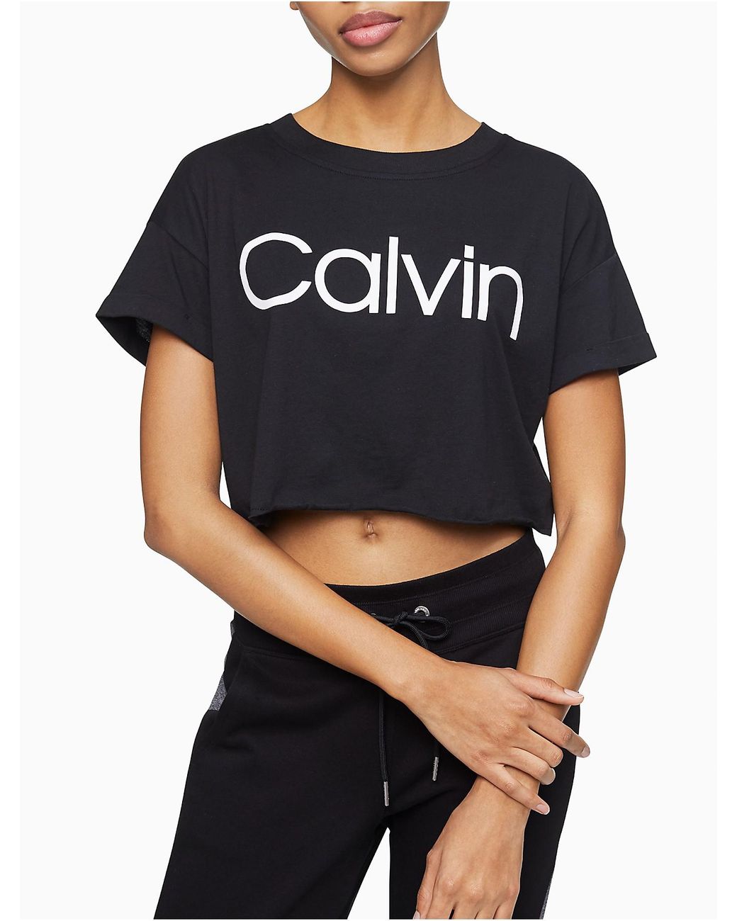 พร้อมส่งในไทย📦Calvin Klein Performance Logo Low-Impact t Sports