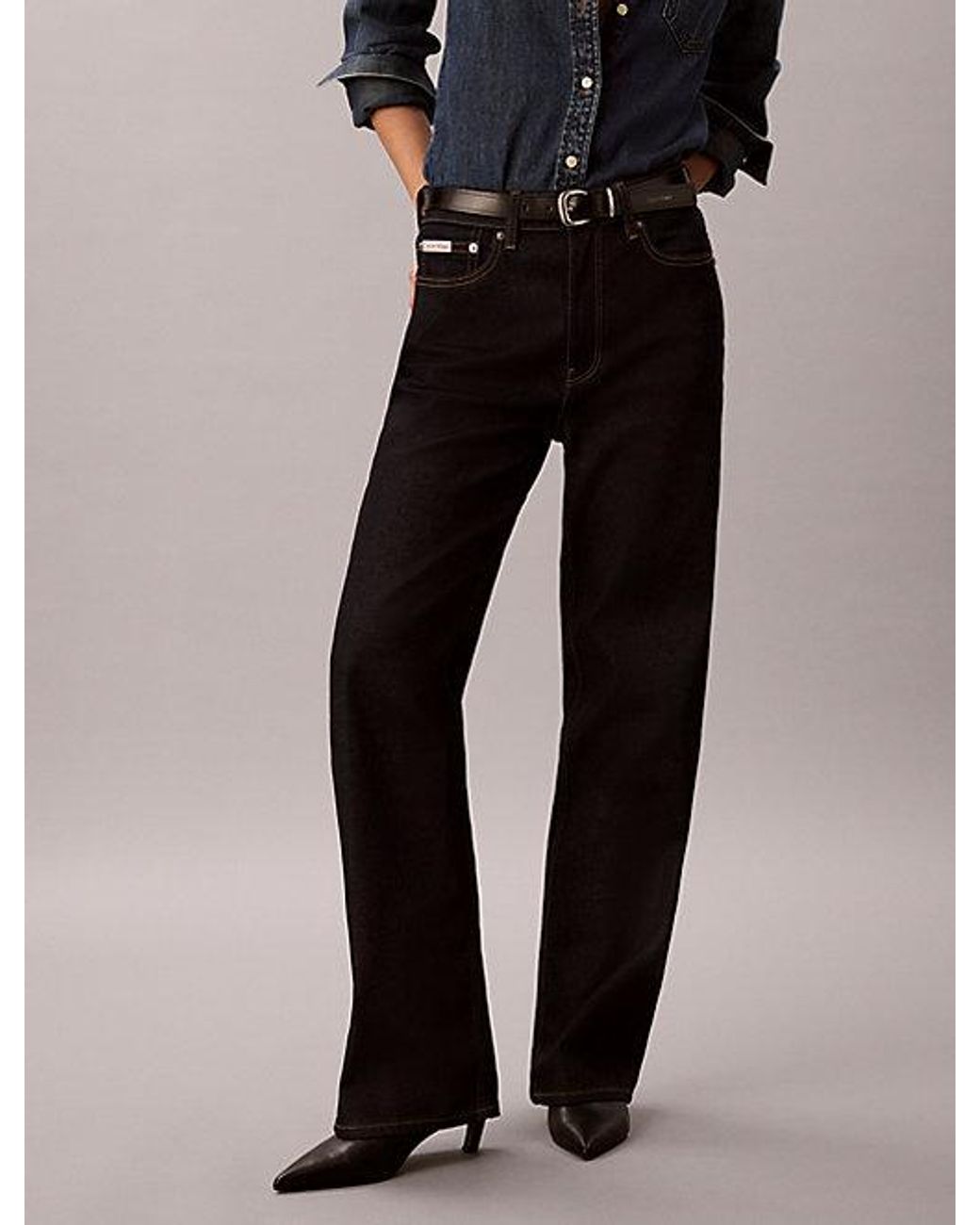 Calvin Klein Multicolor Jeans High Rise Loose Jeans
