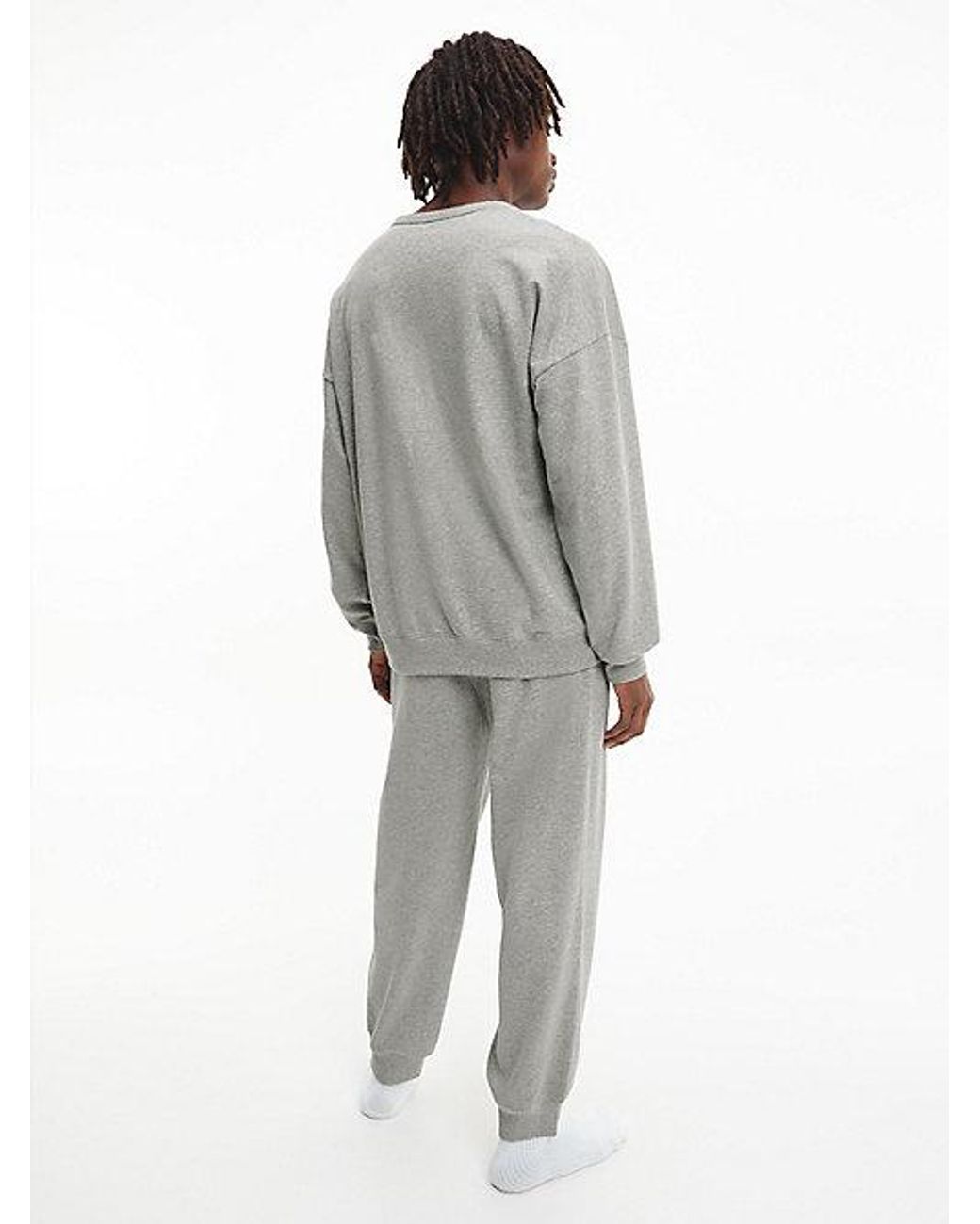Calvin Klein Gray Lounge Sweatshirt Modern Cotton for men