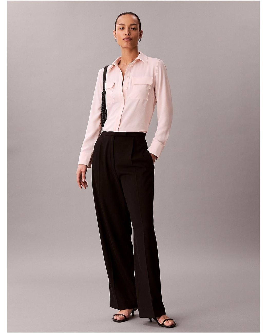 Calvin Klein Pink Utility Classic Button-Down Shirt
