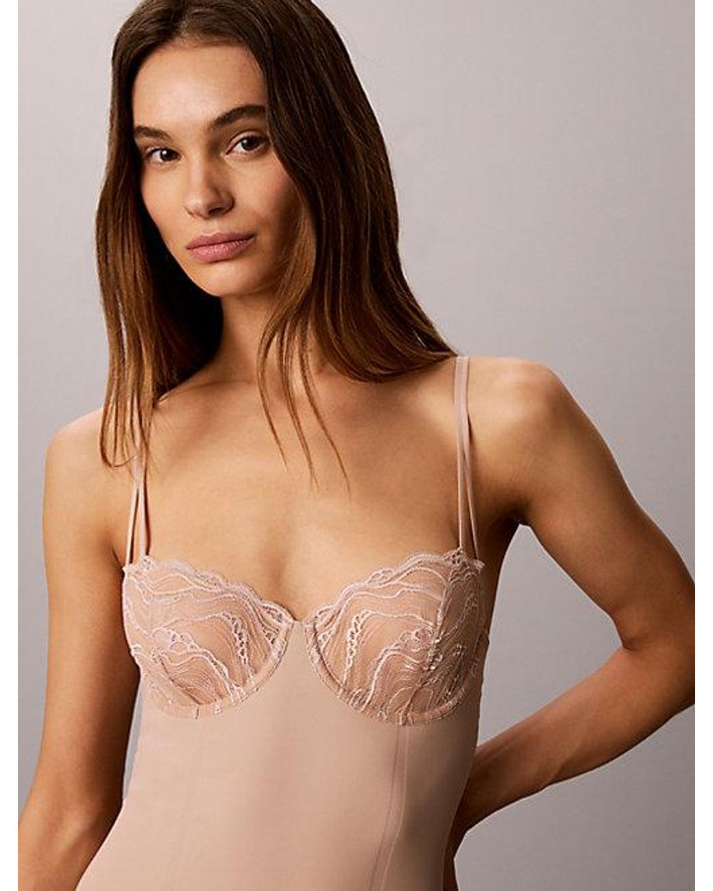Calvin Klein Shapewear Body in het Brown