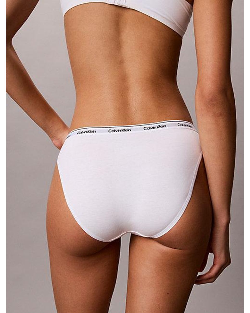 Calvin Klein 3-Pack Slips in het Gray