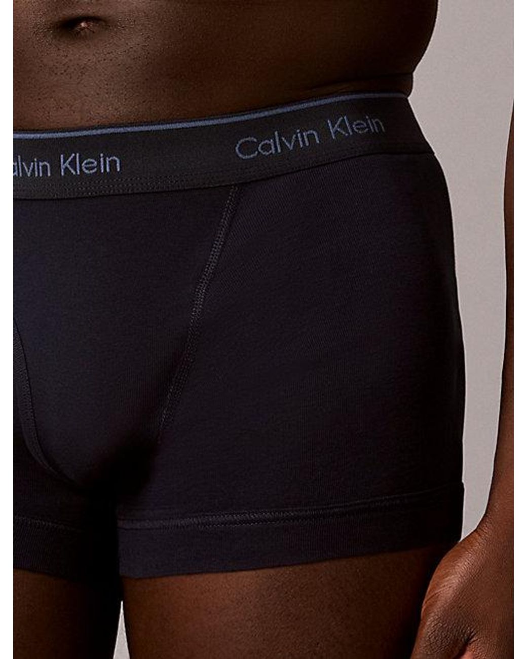 Calvin Klein Blue 5 Pack Trunks Cotton Classics for men