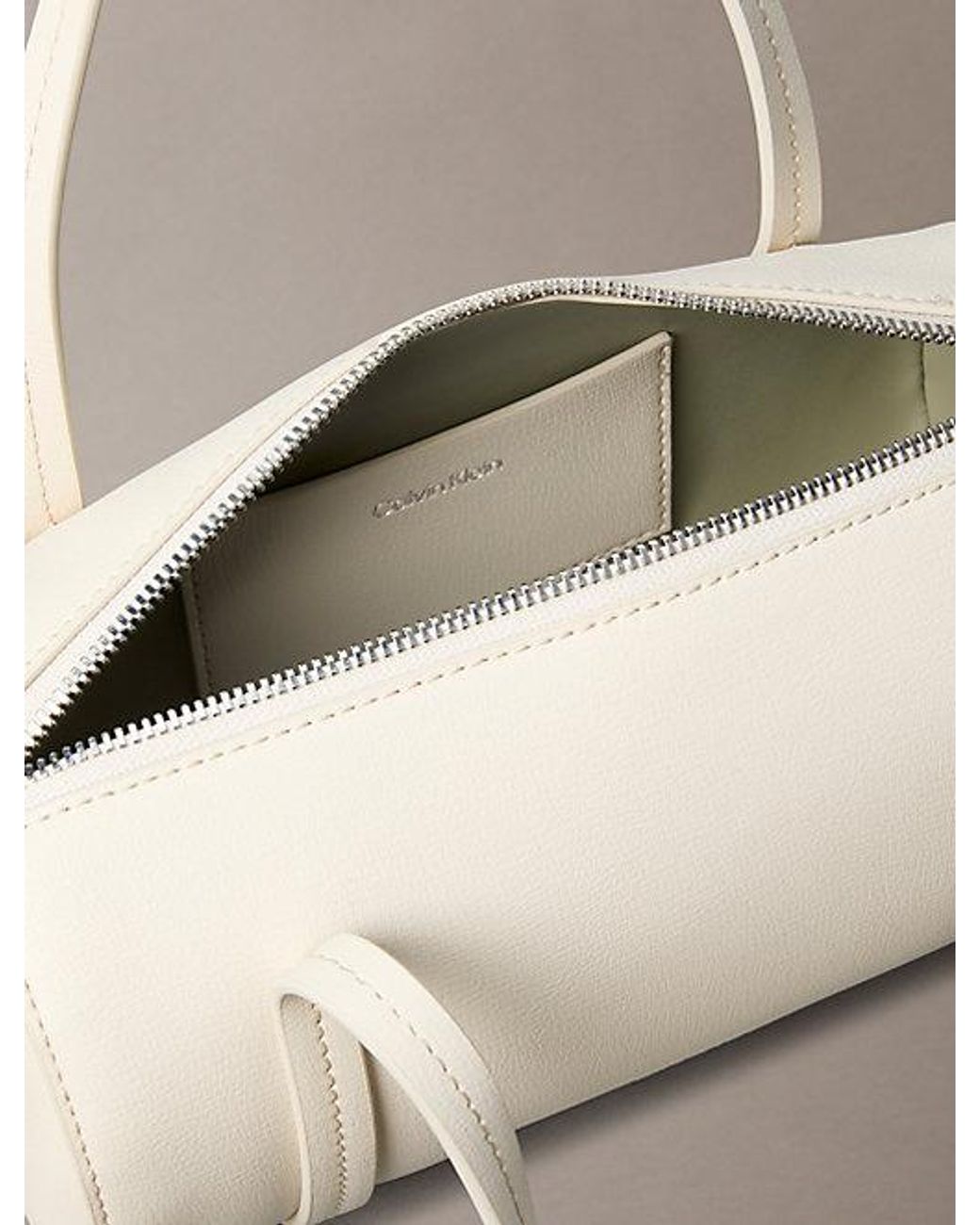 Calvin Klein Natural Small Foil Logo Duffle Bag