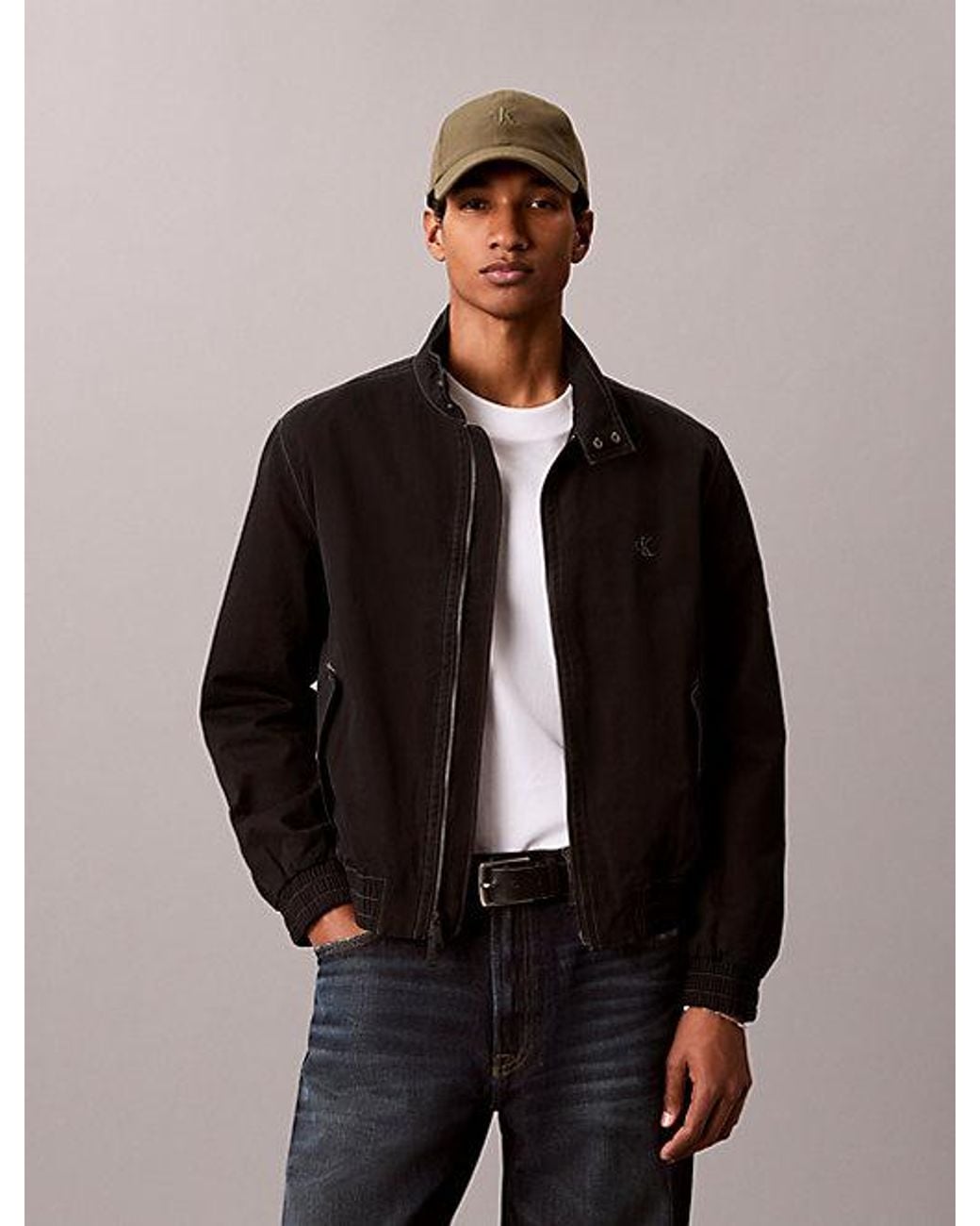 Calvin Klein Green Jeans Embroidered Monogram Baseball Cap