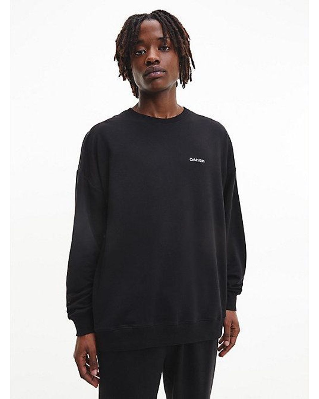 Calvin Klein Blue Lounge Sweatshirt Modern Cotton for men
