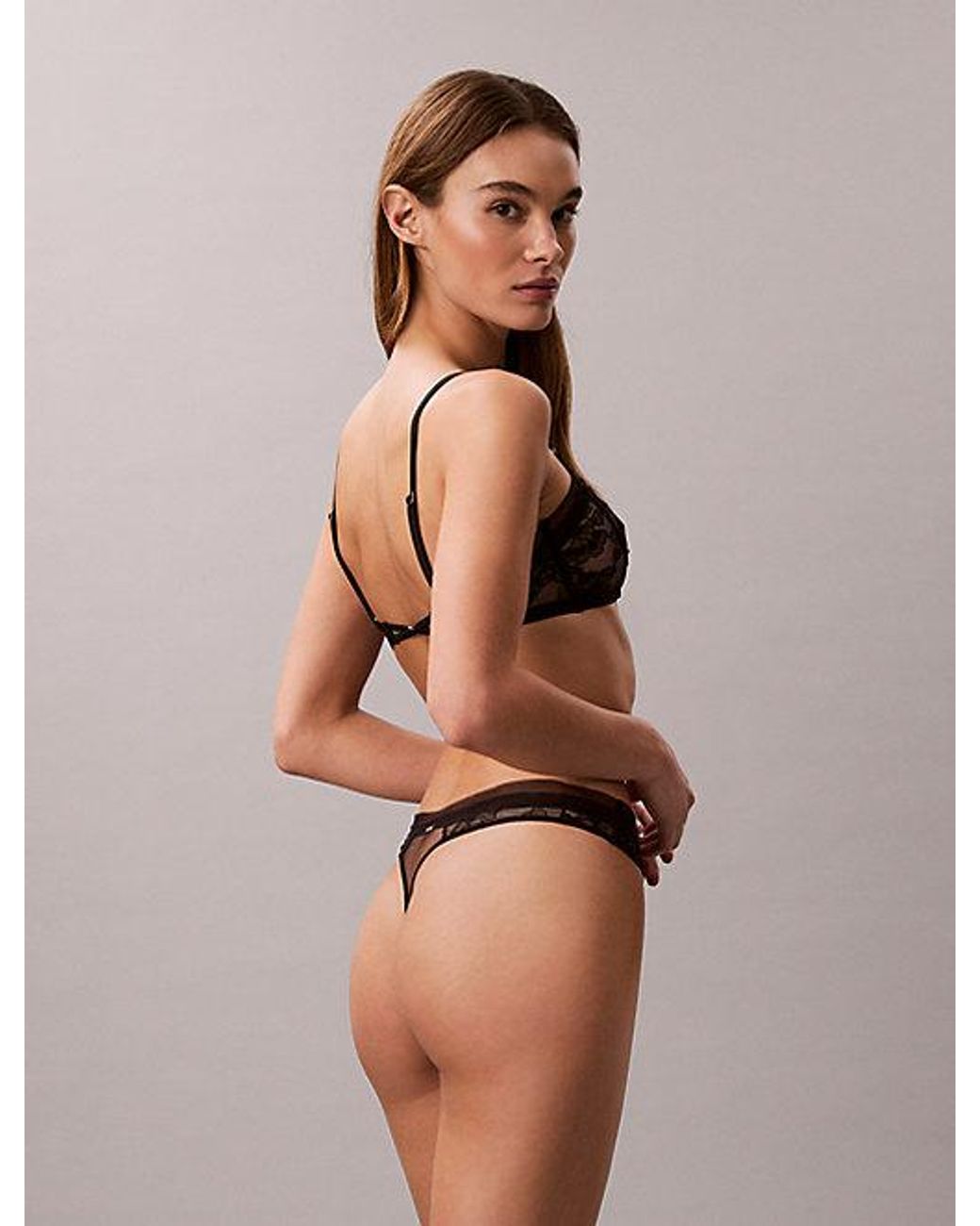 Calvin Klein String in het Brown