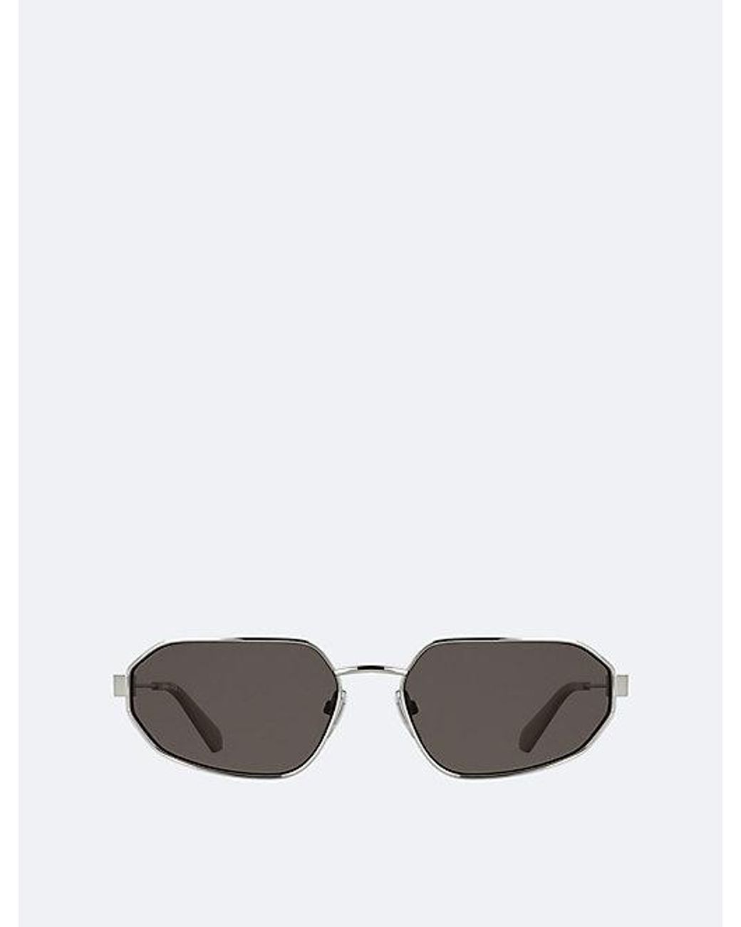 Calvin Klein White Modified Rectangle Sunglasses Ckj26200S