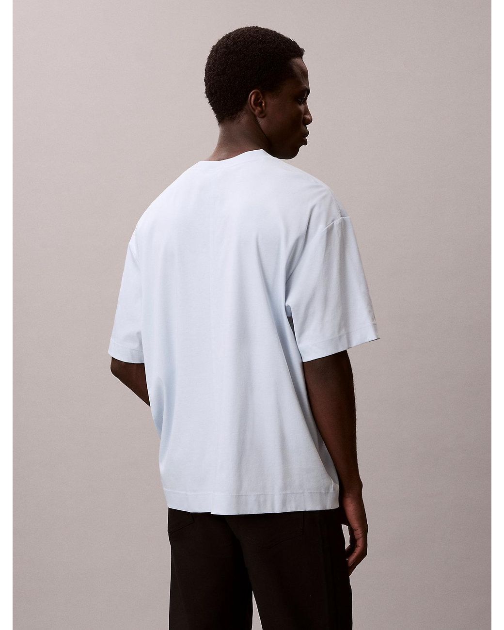 Calvin Klein Multicolor Relaxed Embroidered Logo T-Shirt for men