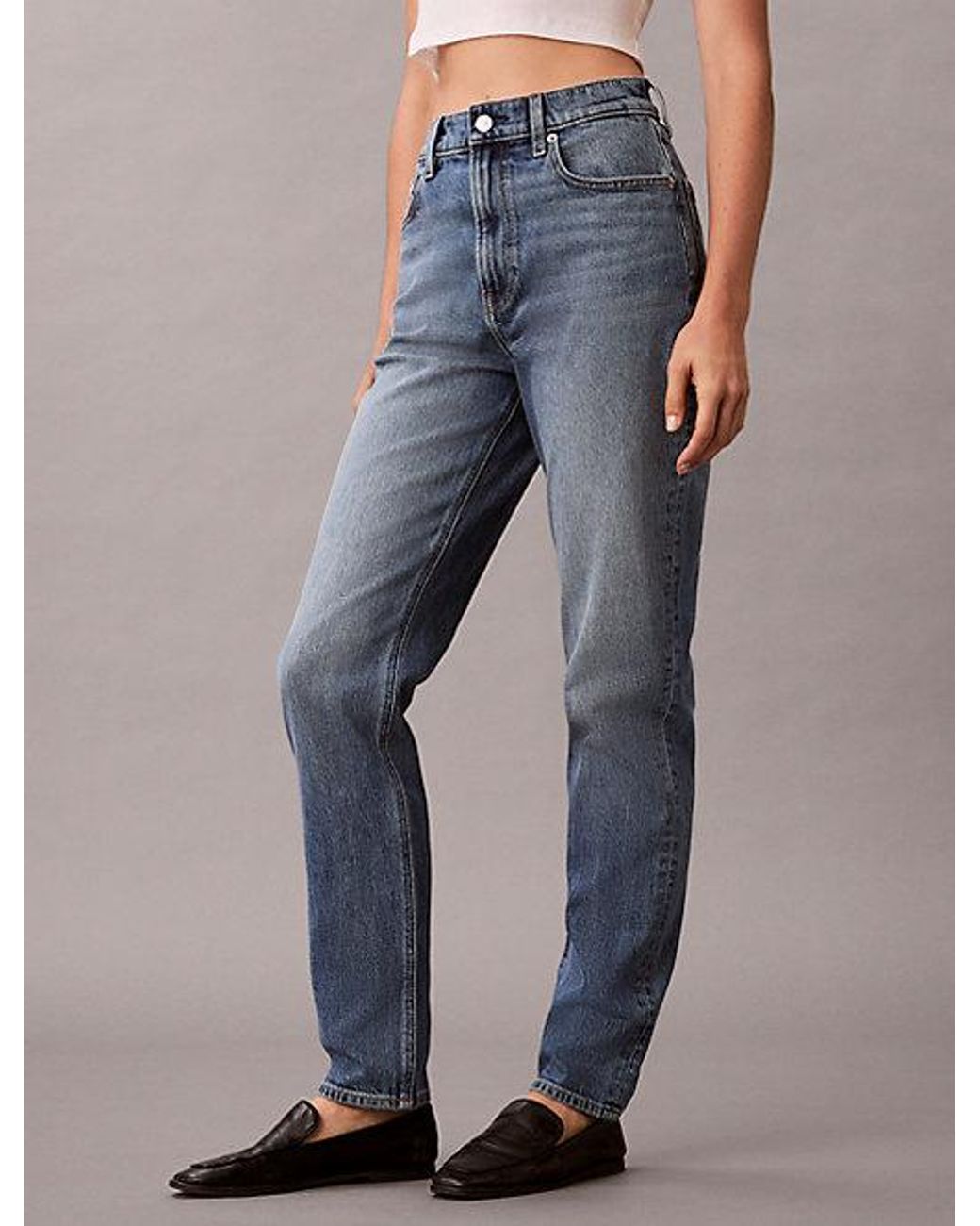 Calvin Klein Blue Jeans Mom Jeans