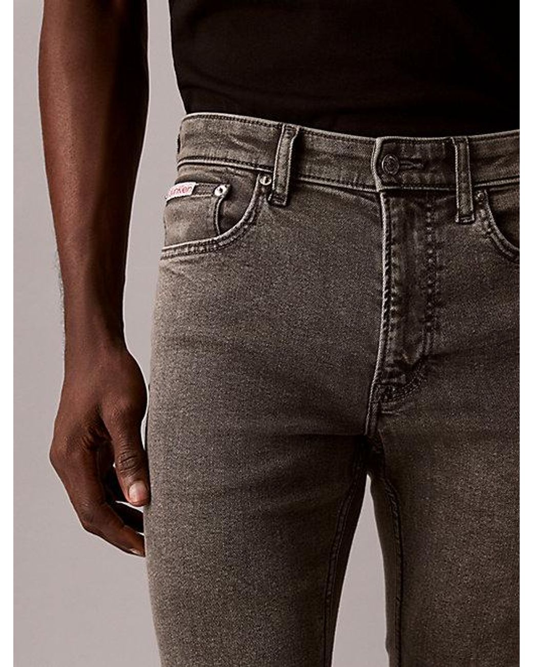 Calvin Klein Brown Jeans Skinny Jeans for men
