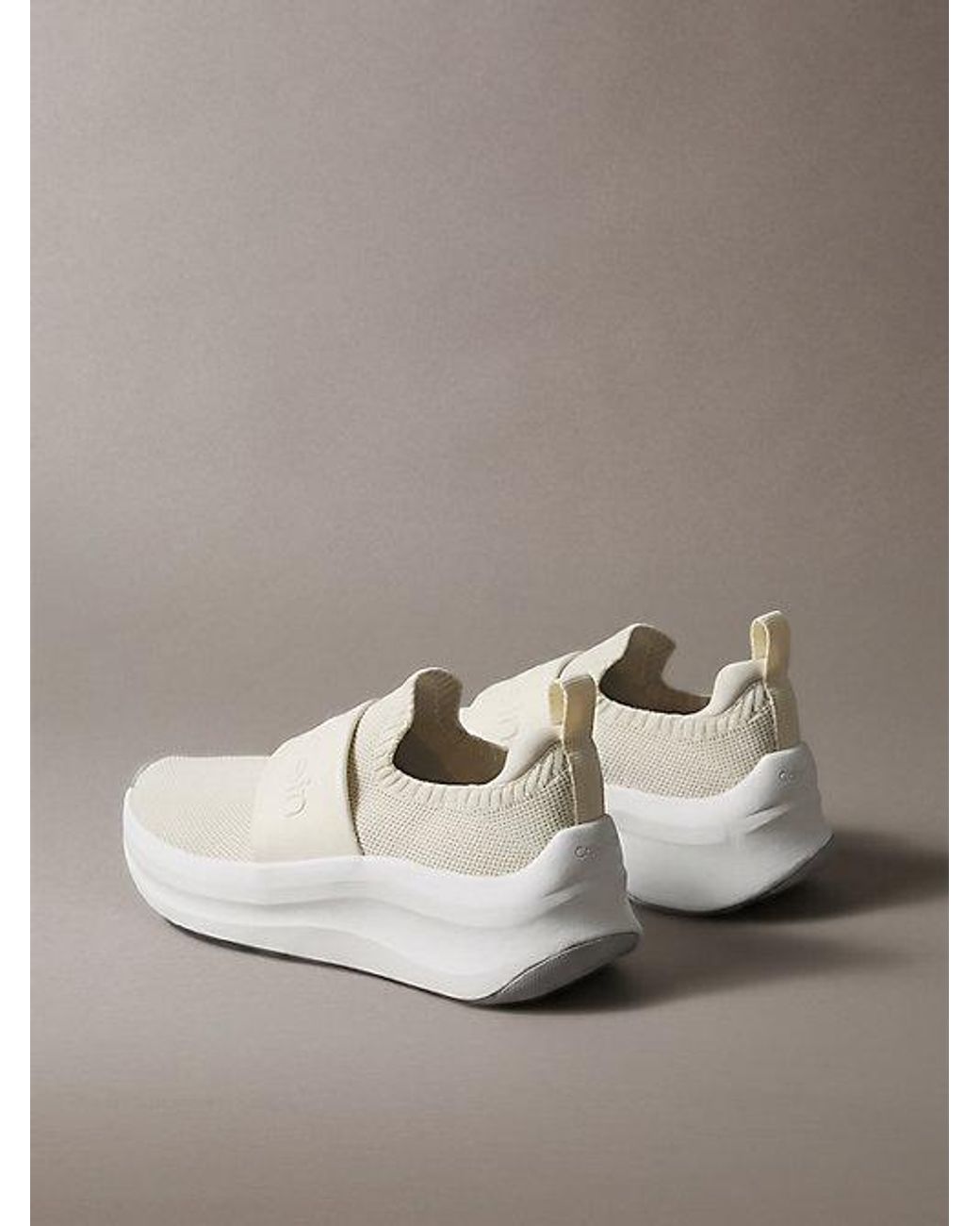Calvin Klein Metallic Ck Volumax Slip On Runner Trainers
